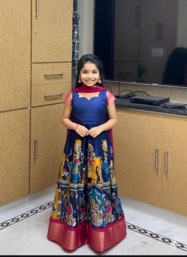 kids gown silk Surat kids ethnic wear wholesale